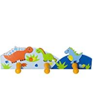 Mousehouse Gifts Ganchos para Abrigos niños para la Ropa con decoración de Dinosaurios para la habitación de los niños